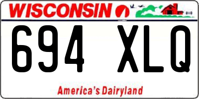 WI license plate 694XLQ