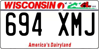 WI license plate 694XMJ