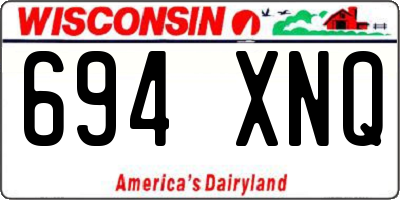 WI license plate 694XNQ