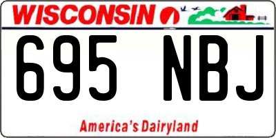 WI license plate 695NBJ