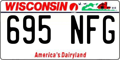 WI license plate 695NFG
