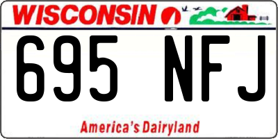 WI license plate 695NFJ