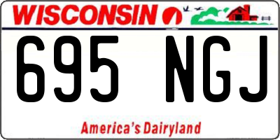 WI license plate 695NGJ