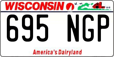 WI license plate 695NGP
