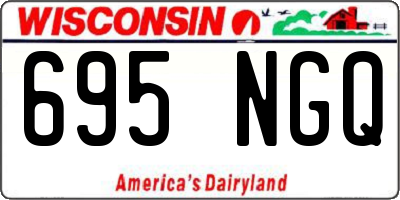 WI license plate 695NGQ