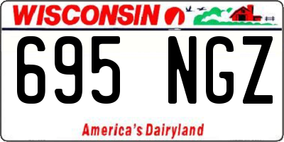 WI license plate 695NGZ