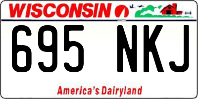 WI license plate 695NKJ