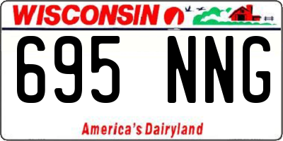 WI license plate 695NNG