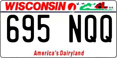 WI license plate 695NQQ