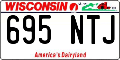 WI license plate 695NTJ