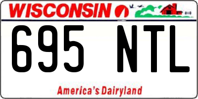 WI license plate 695NTL