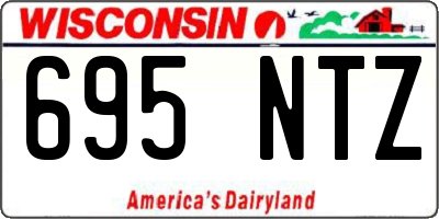 WI license plate 695NTZ