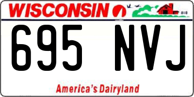 WI license plate 695NVJ