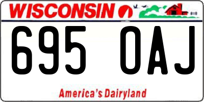 WI license plate 695OAJ