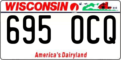 WI license plate 695OCQ