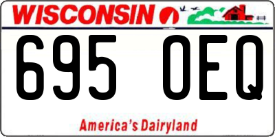 WI license plate 695OEQ