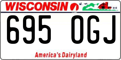 WI license plate 695OGJ