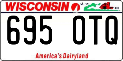 WI license plate 695OTQ