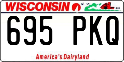 WI license plate 695PKQ