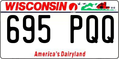 WI license plate 695PQQ