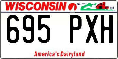 WI license plate 695PXH