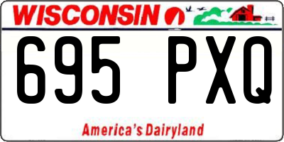 WI license plate 695PXQ