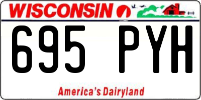 WI license plate 695PYH
