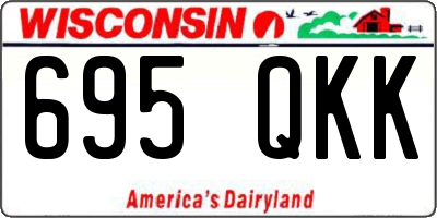 WI license plate 695QKK