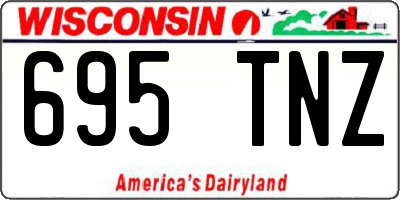WI license plate 695TNZ