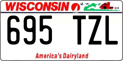 WI license plate 695TZL