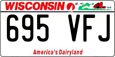 WI license plate 695VFJ
