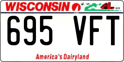 WI license plate 695VFT