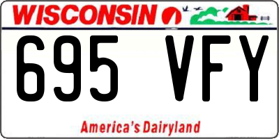 WI license plate 695VFY