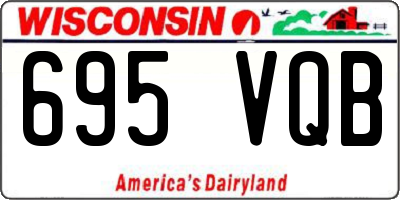 WI license plate 695VQB