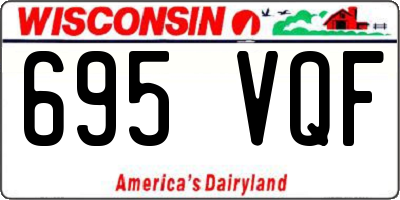 WI license plate 695VQF
