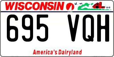 WI license plate 695VQH