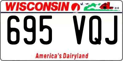 WI license plate 695VQJ