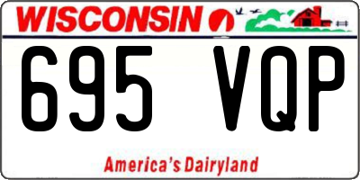 WI license plate 695VQP