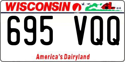 WI license plate 695VQQ