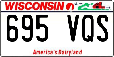 WI license plate 695VQS