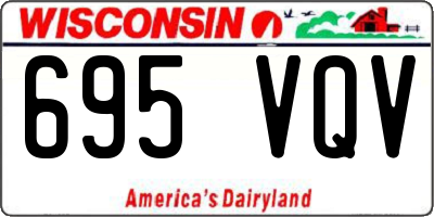WI license plate 695VQV