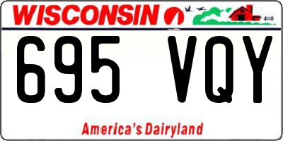 WI license plate 695VQY