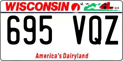 WI license plate 695VQZ