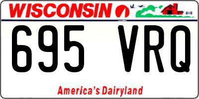 WI license plate 695VRQ