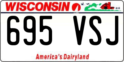 WI license plate 695VSJ