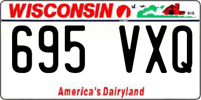 WI license plate 695VXQ