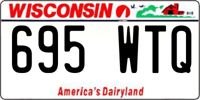 WI license plate 695WTQ
