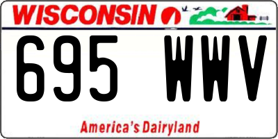 WI license plate 695WWV