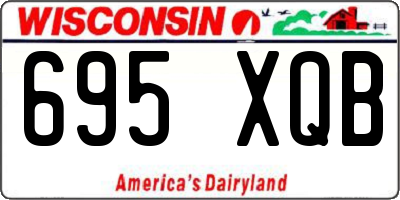 WI license plate 695XQB