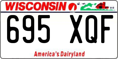 WI license plate 695XQF